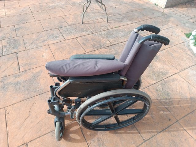 Silla de ruedas.