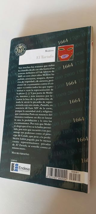 Lote 2 libros.  El Tartufo + la Colmena
