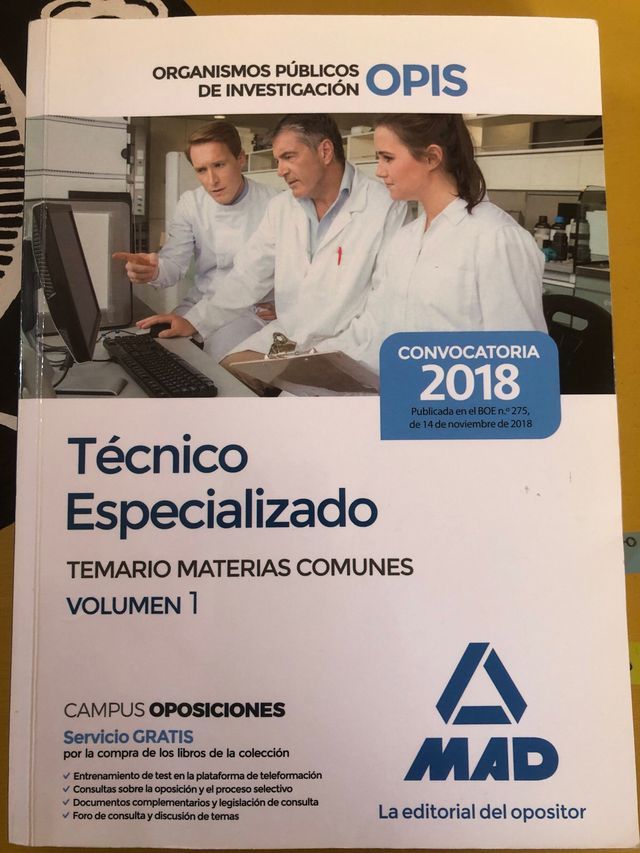 Volumen 1. Técnico Especilizado OPIS