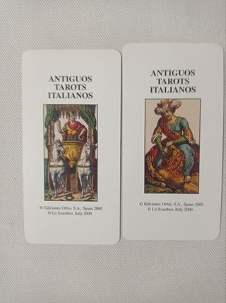 Cartas tarot italianas de colección
