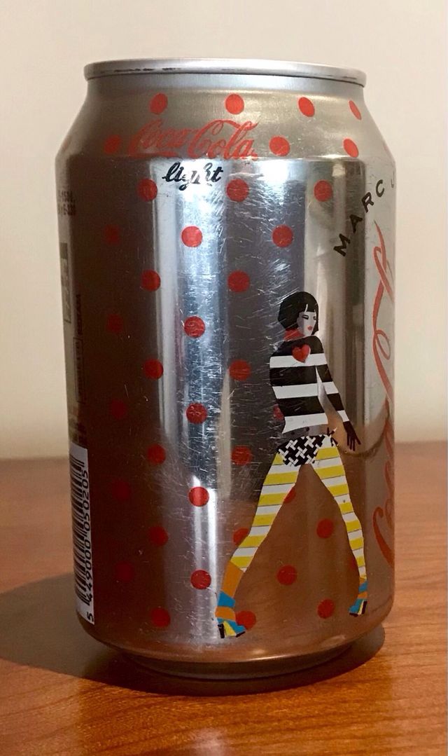 Lata Coca-Cola Light Marc Jacobs 33 cL coke