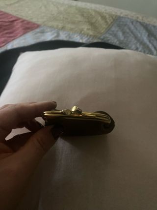 MONEDERO VINTAGE PEQUEÑO MARRON PIEL