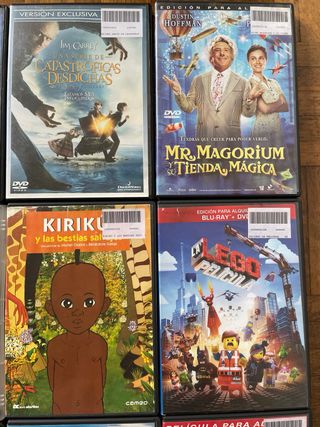 11 películas infantiles DVD