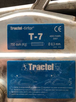 Tractel TIRFOR T-7 nuevo