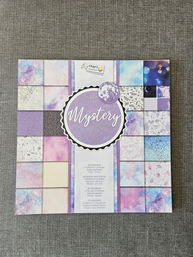 Block Papel Scrap 30x30 24 hojas doble cara NUEVO