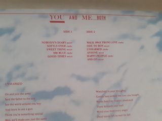 Yazoo "You and me both". LP