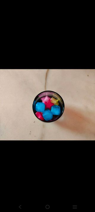 25 cubetti di ghiaccio colorati riutiliz