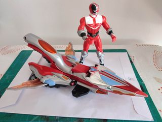 Moto Planeadora roja Time Force