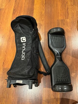 Hoverboard con funda con ruedas casi nuevo