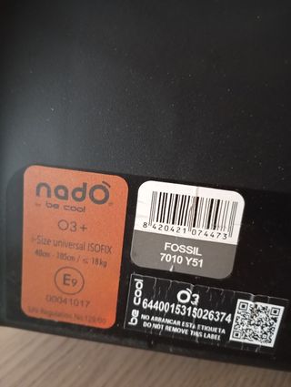 Silla auto contramarcha