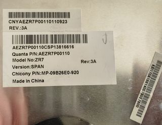 Teclas Teclado Acer - AEZR7P00110 