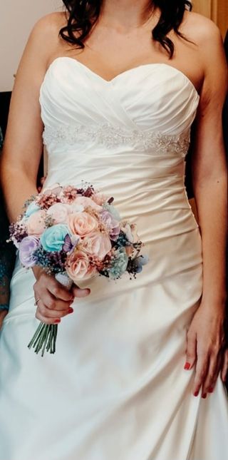 Vestido Novia Pedreria Corset