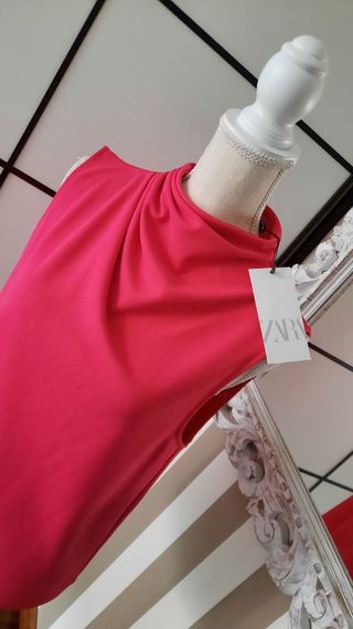 Top zara fucsia M