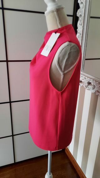 Top zara fucsia M