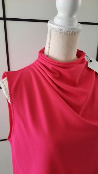 Top zara fucsia M