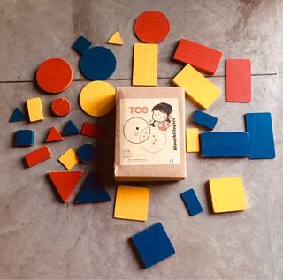 Blocchi logoci vintage scuola