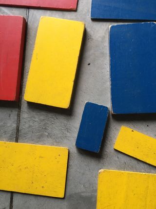 Blocchi logoci vintage scuola