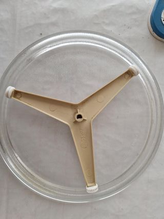 Plato microondas con soporte