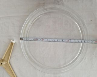 Plato microondas con soporte