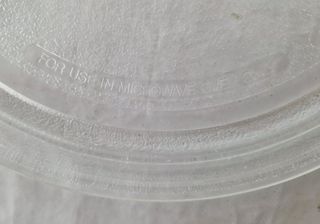 Plato microondas con soporte