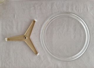 Plato microondas con soporte