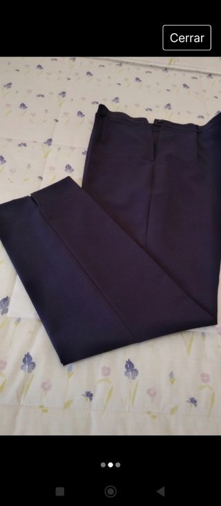 Conjunto pantalón y blusa,