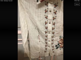 Camisa señora bordada. Marca Jaune Rouge.