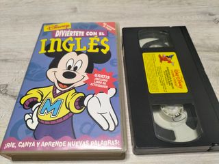 VHS DISNEY DIVIÉRTETE CON EL INGLÉS