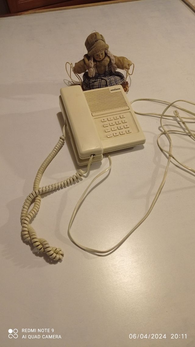 Telefone fixo vintage Alcatel