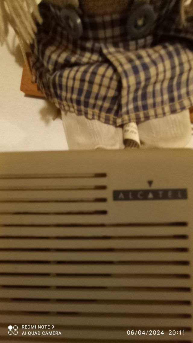 Telefone fixo vintage Alcatel