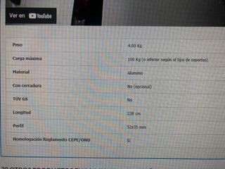 Barras portaequipajes. Bacas. Cruz