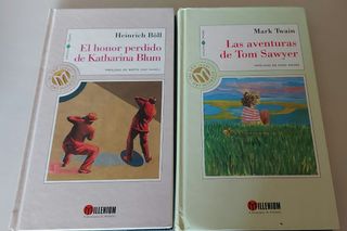 Lote 2 libros Mark Twain + Heinrich Böll