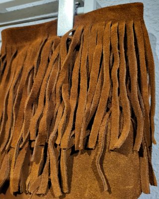 Botines de ante con flecos