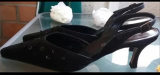 Zapatos de mujer de tacón en negro.Nuevos