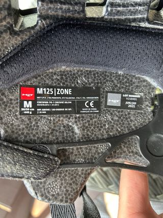 Casco Met Zone negro mate