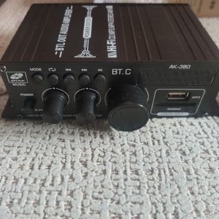 Amplificador audio Bluetooth, EQ, USB, etc
