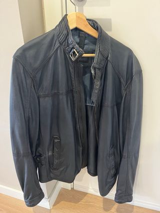 Cazadora piel hombre