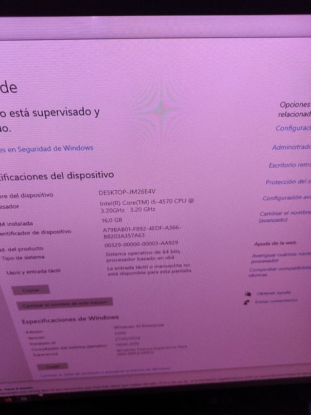 Ordenador gamer RGB intel i5 8400 16gb