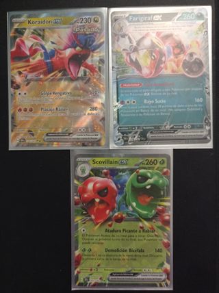 3 Cartas Pokemon