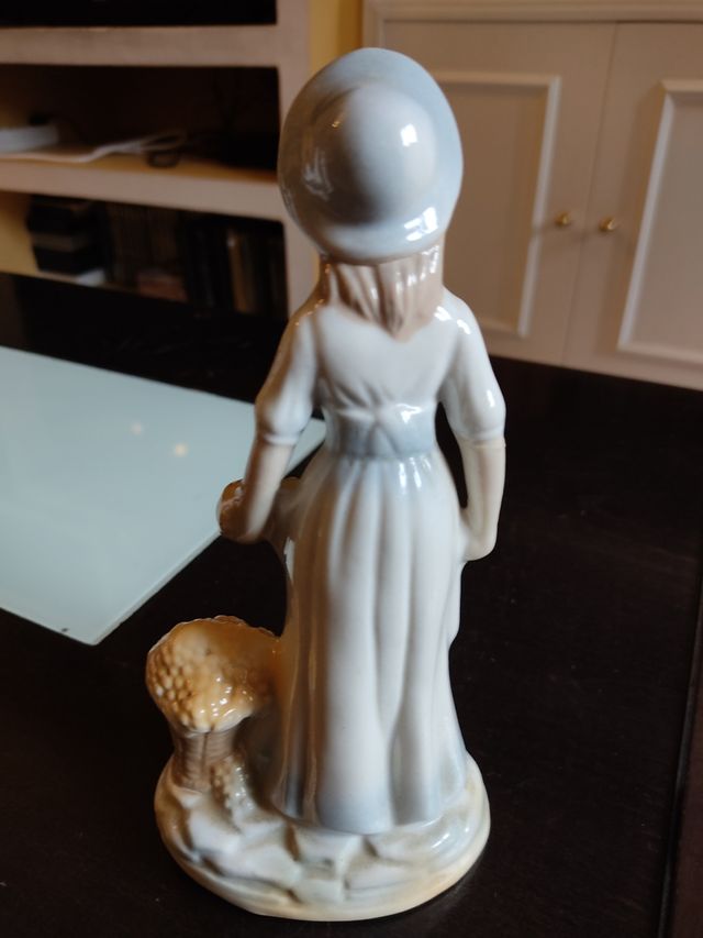 Figura de porcelana, mujer