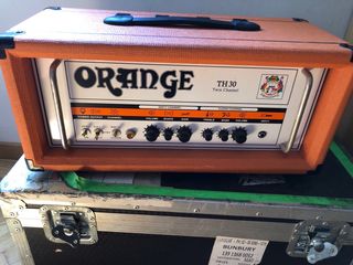 Orange Th30+Flight Case+pedal