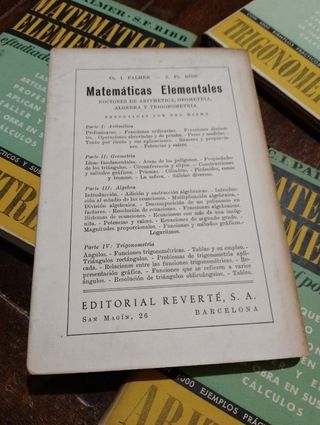 LIBROS ANTIGUOS DE MATEMÁTICAS