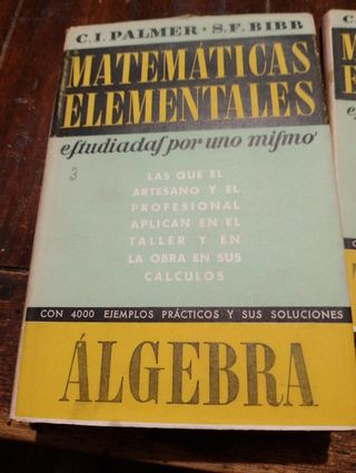 LIBROS ANTIGUOS DE MATEMÁTICAS