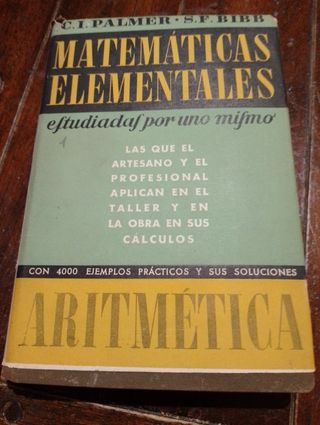 LIBROS ANTIGUOS DE MATEMÁTICAS
