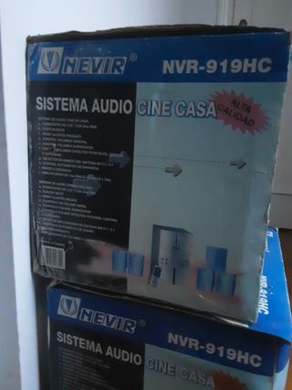 Sistema de audio cine en casa
