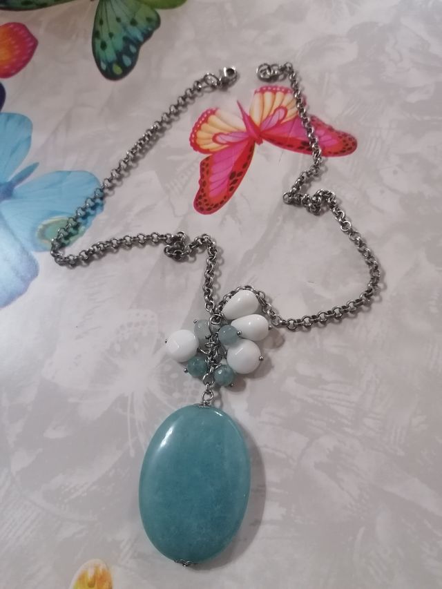 Parure collana, orecchini, btacciale