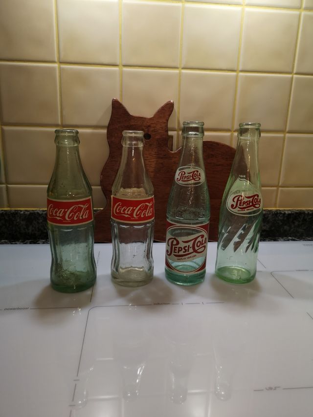 Botellines antiguos Coca Cola/Pepsi