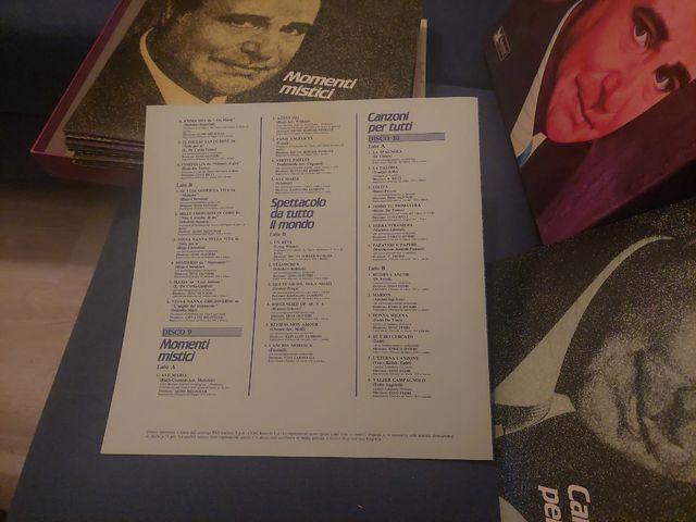 Cofanetto vinili Beniamino Gigli