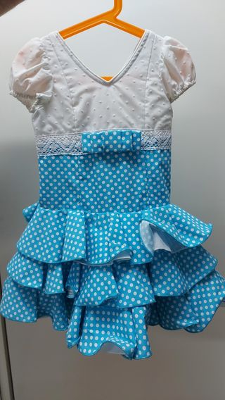 Traje de flamenca niña