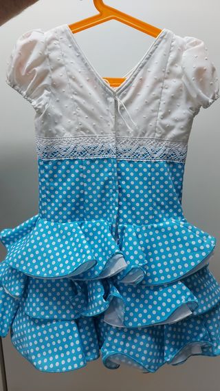 Traje de flamenca niña